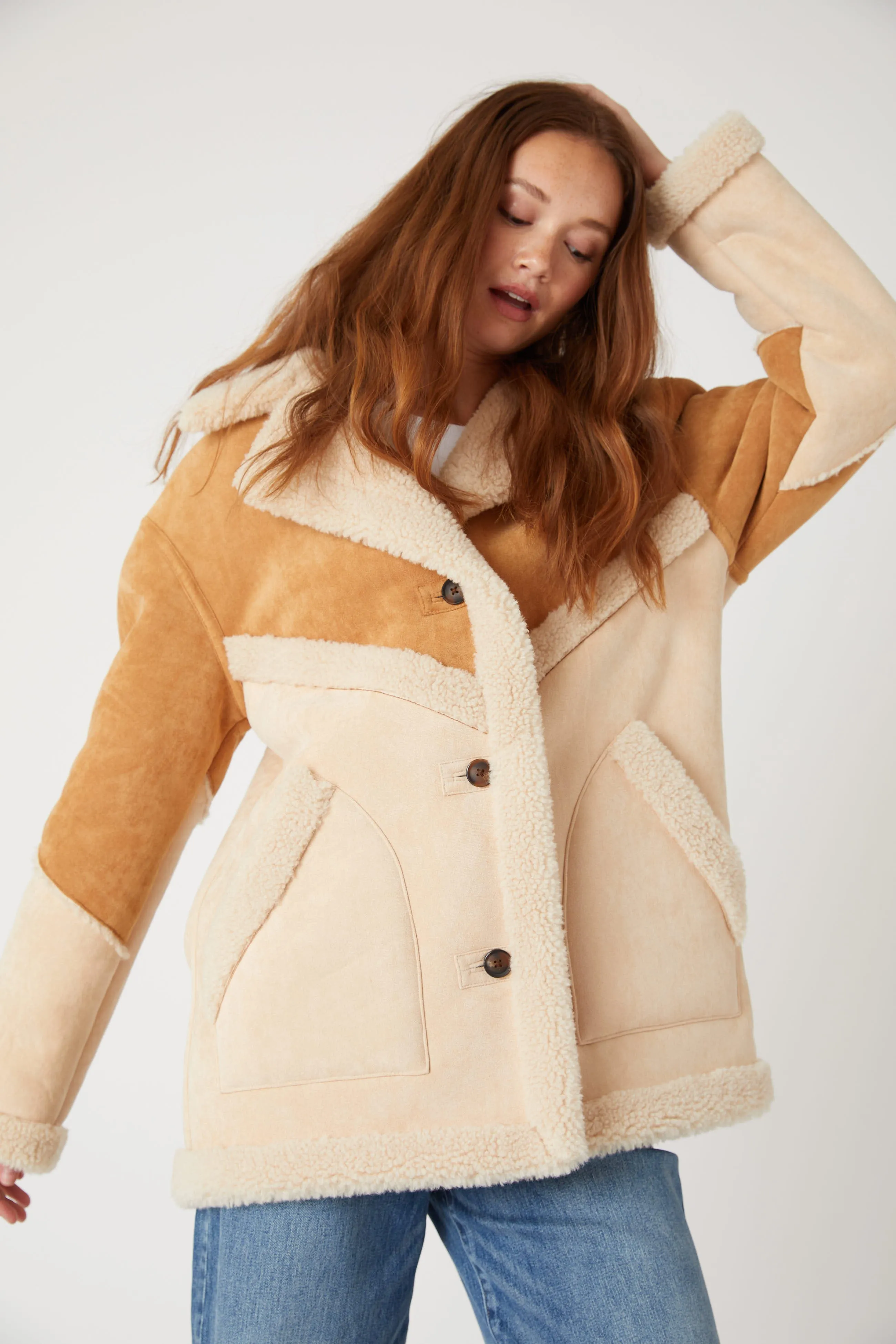 Toffee Crunch Coat sold by BlankNYC product image thumbnail 2