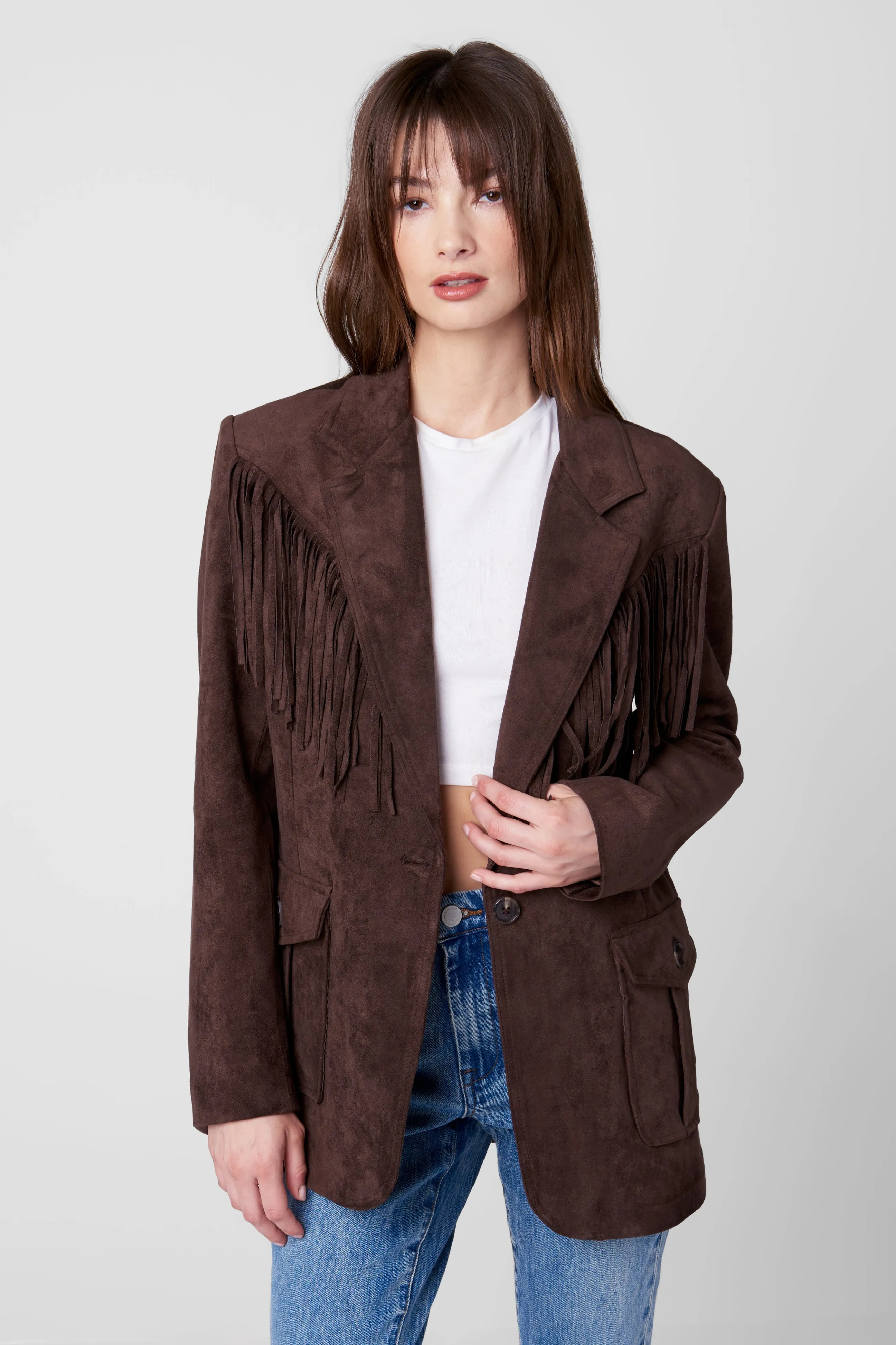 Chocolate Souffle Jacket sold by BlankNYC