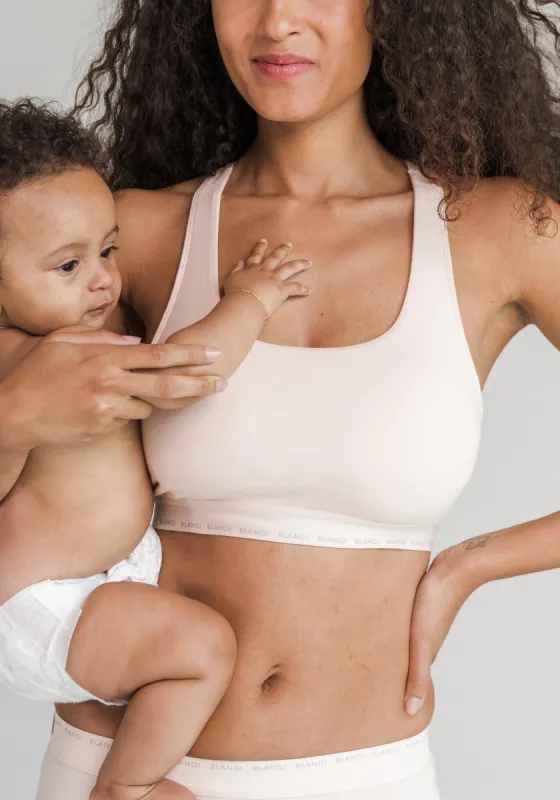 Soft Essentials Racerback Bra sold by BLANQI