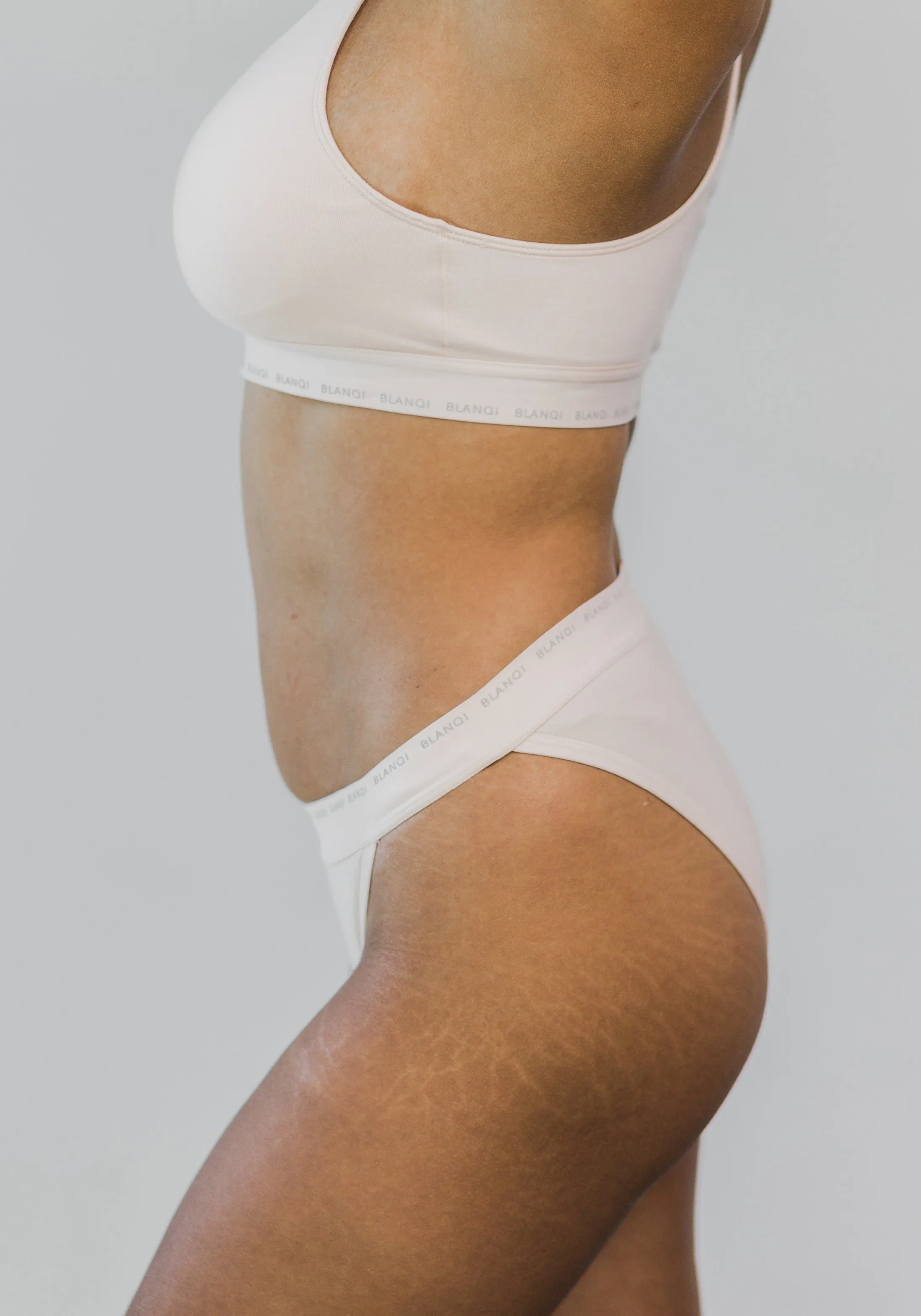 Soft Essentials String Bikini sold by BLANQI