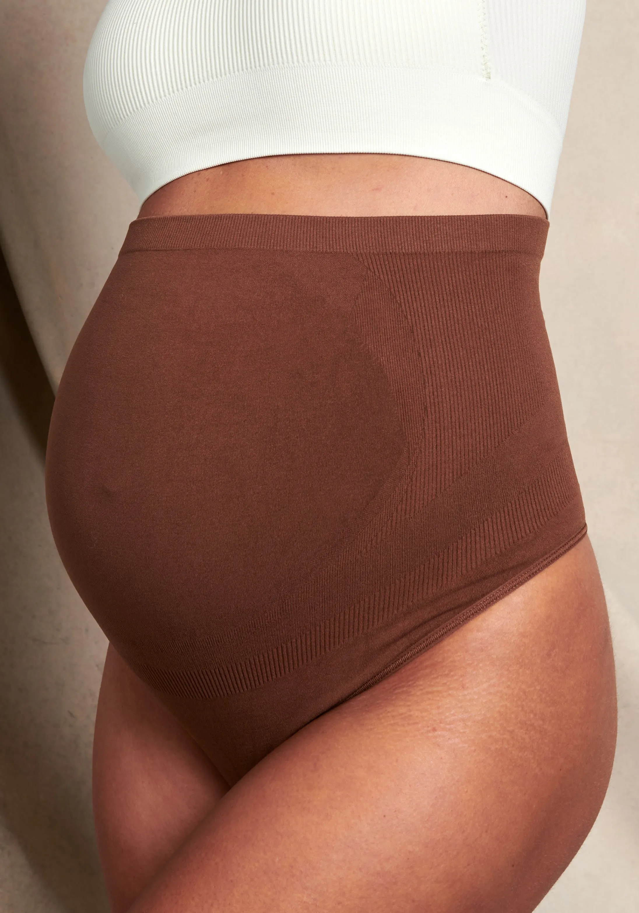 Seamless Maternity Over Belly Support Thong sold by BLANQI product image thumbnail 5