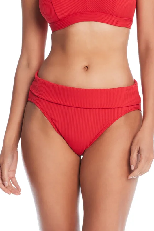 Walk The Line Fold Over Bikini Bottom sold by Bleu Rod Beattie