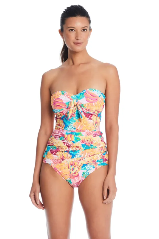 I Like It Draped Bandini Top W/Ring sold by Bleu Rod Beattie