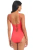 Ring Me Up Plunge Lace Down One-Piece Swimsuit sold by Bleu Rod Beattie