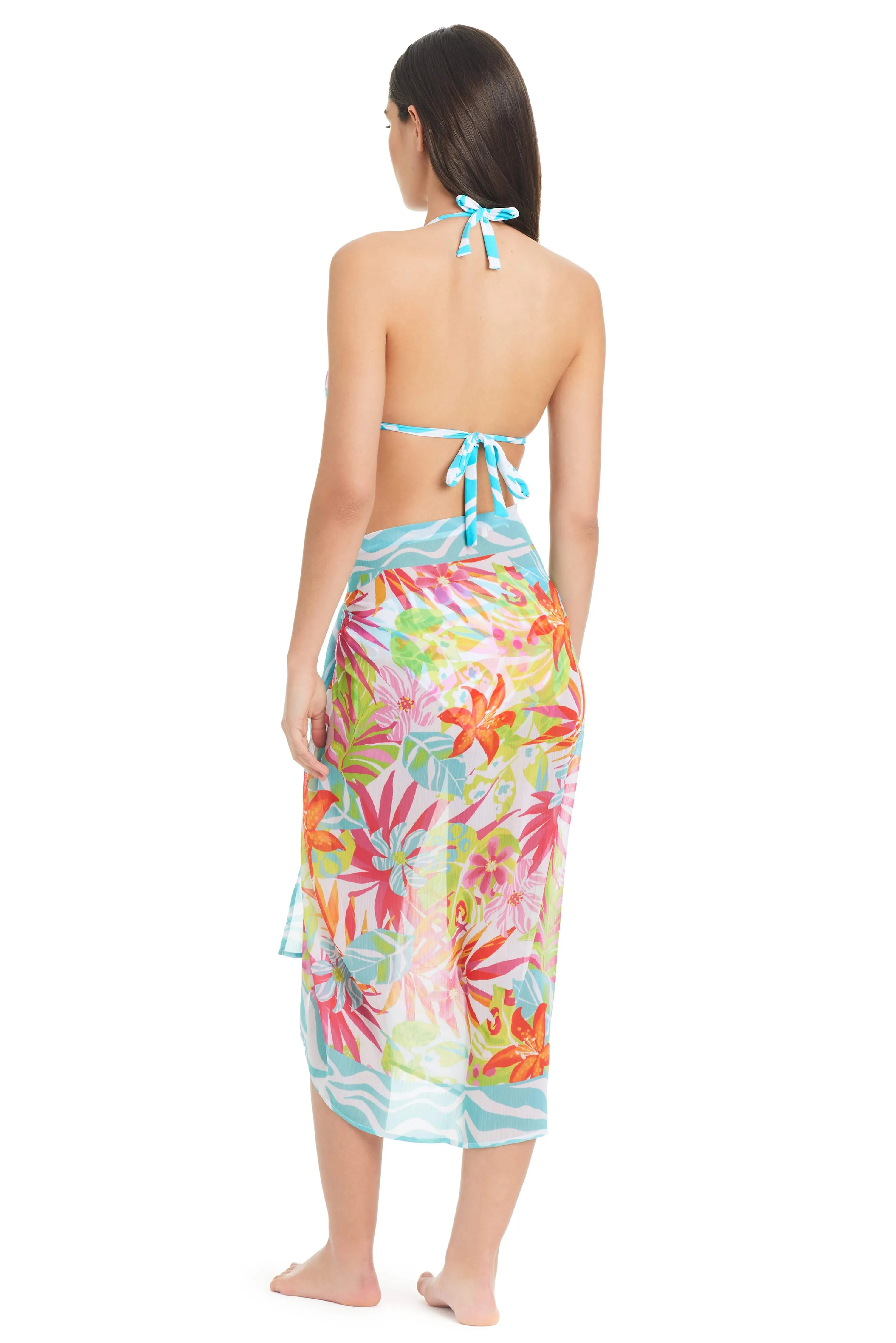 Packing a Punch Chiffon Pareo sold by Bleu Rod Beattie product image thumbnail 3