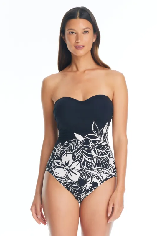 Ciao Bella! One-Piece Bandeau Swimsuit sold by Bleu Rod Beattie