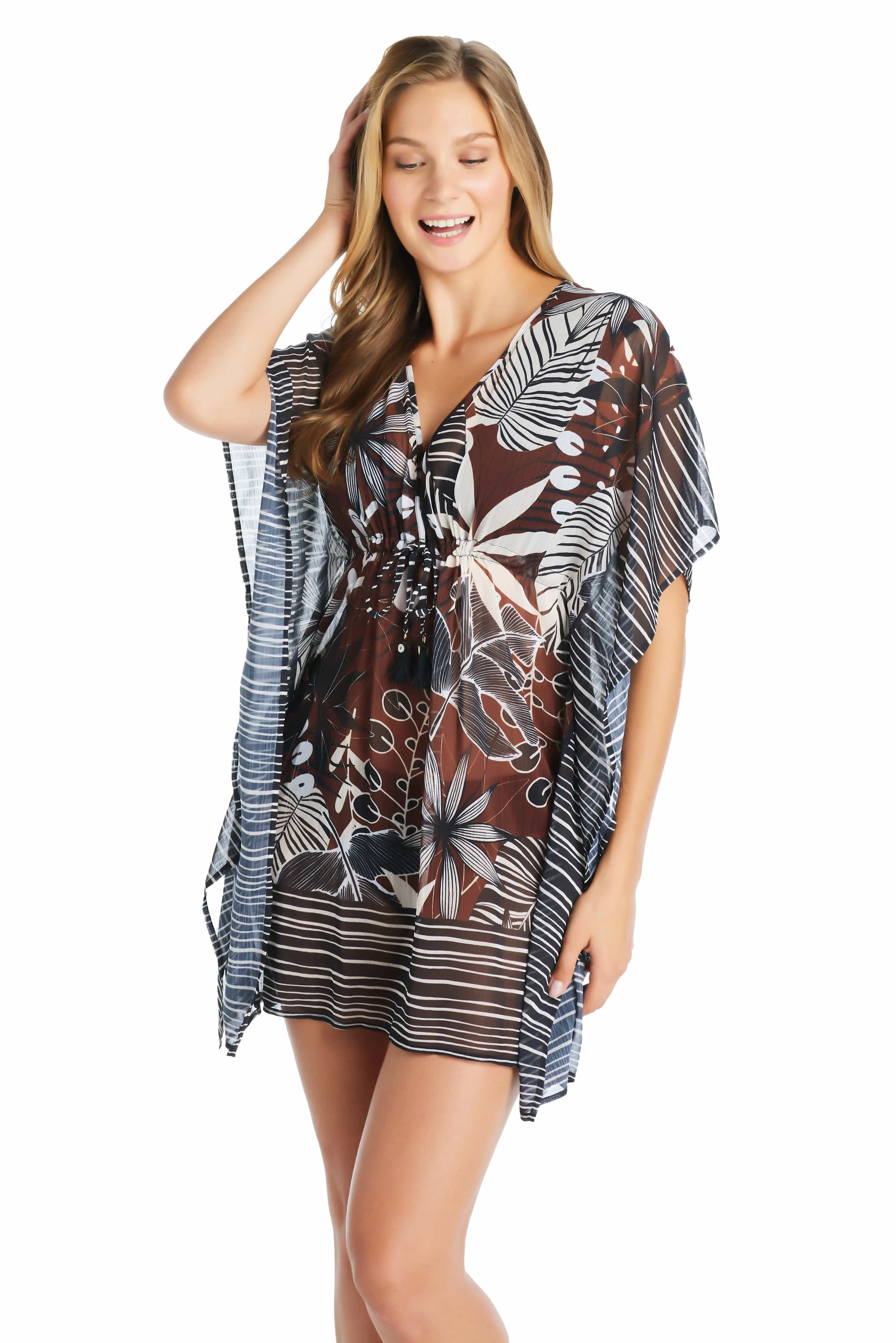 Bold Moves Caftan Swimsuit Cover Up sold by Bleu Rod Beattie product image thumbnail 2