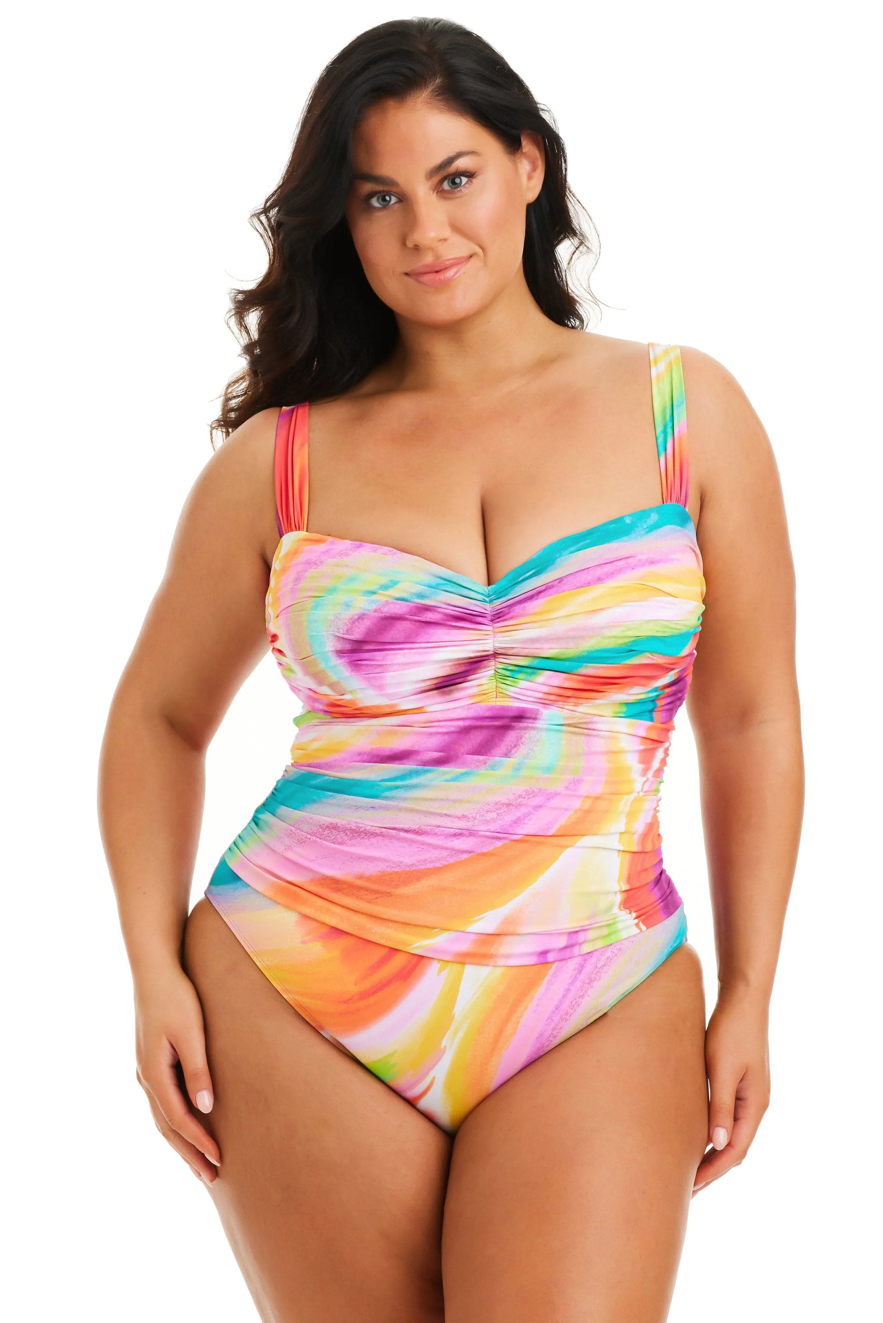 Splash Out Bandeau One Piece Swimsuit Plus sold by Bleu Rod Beattie