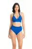 Ring Master High Waisted Shirred Bikini Bottom sold by Bleu Rod Beattie