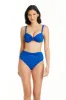 Ring Master High Waisted Shirred Bikini Bottom sold by Bleu Rod Beattie