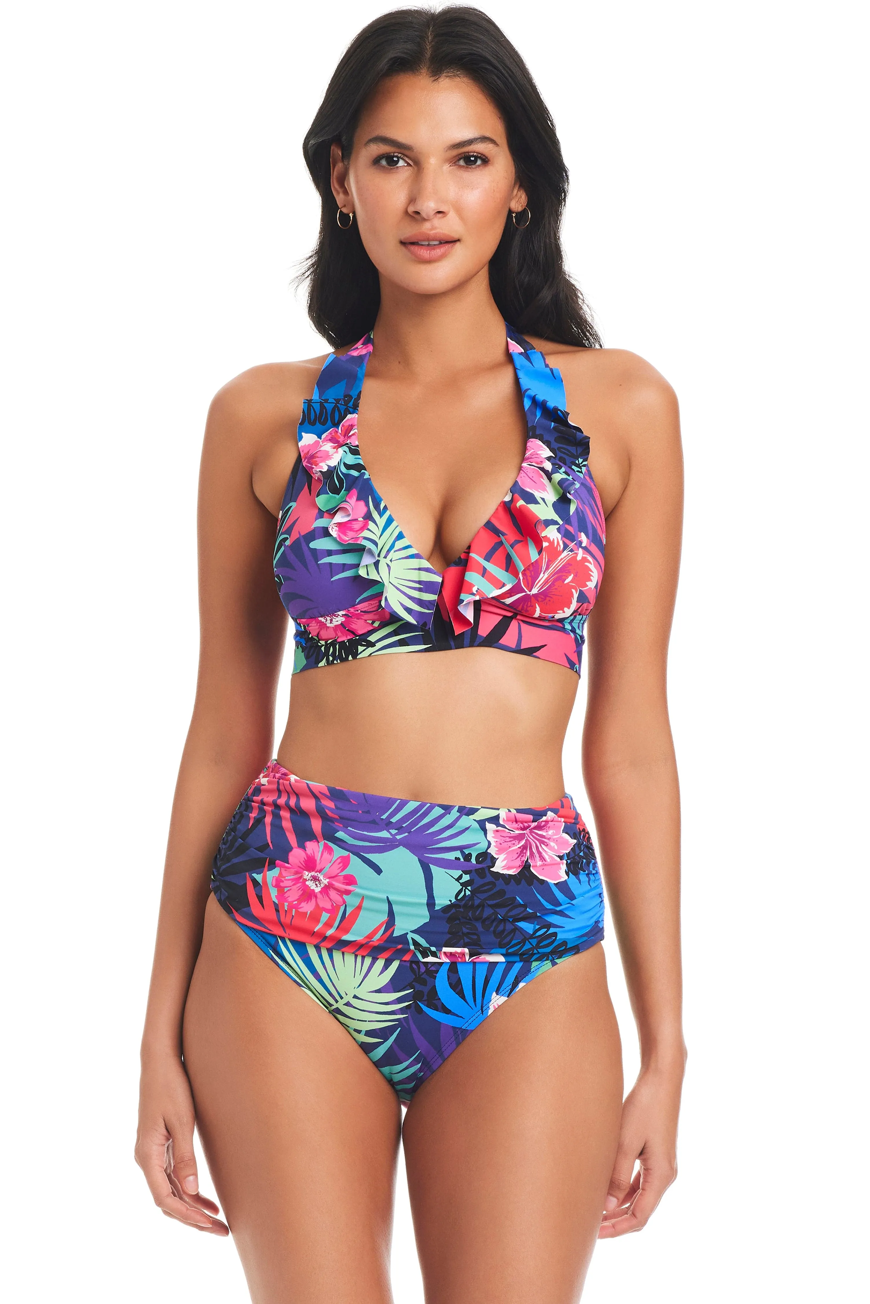 Hawaiian Punch Shirred High Waisted Bottom sold by Bleu Rod Beattie product image thumbnail 2
