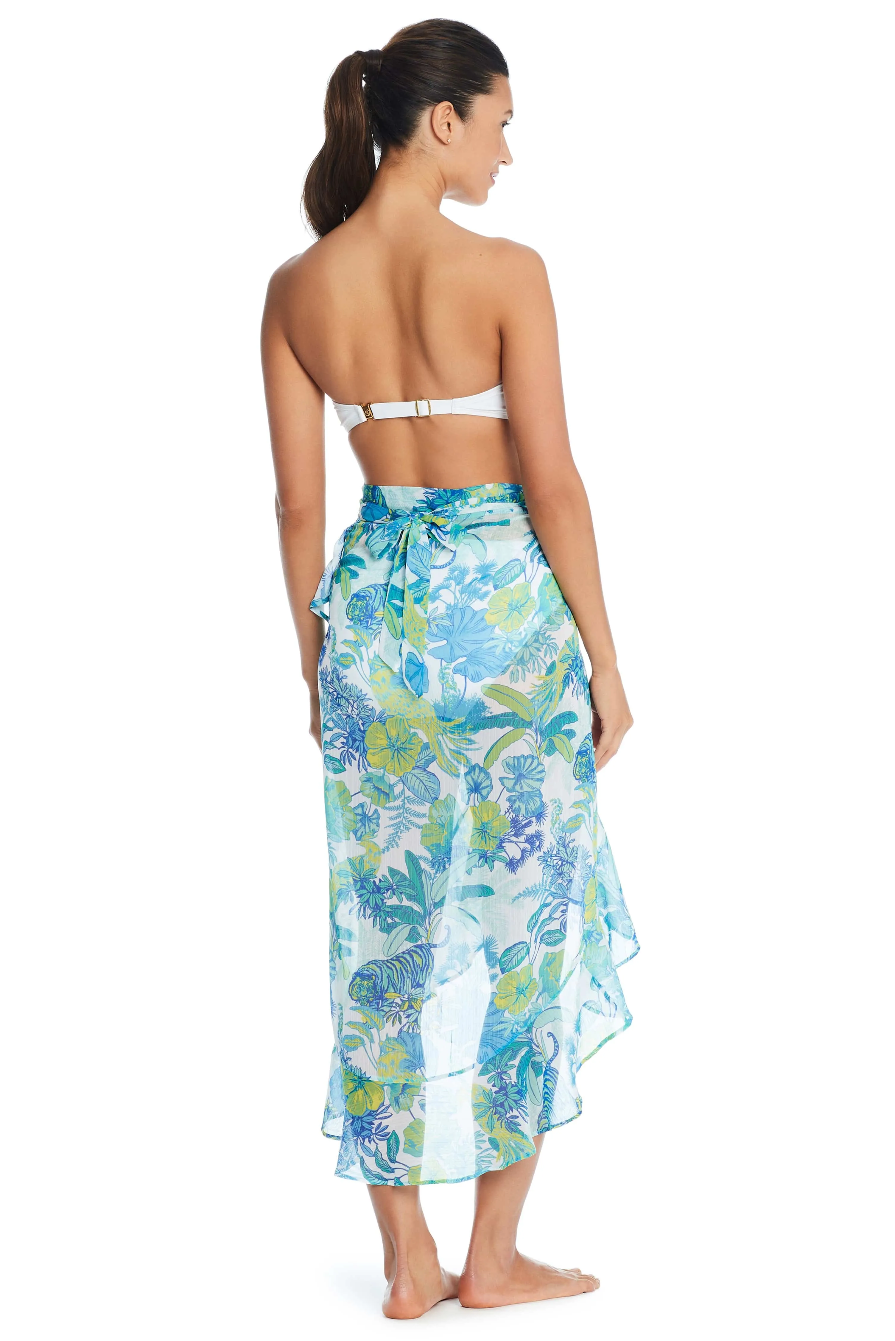 What's New Pussycat Chiffon Long Ruffle Wrap Pareo sold by Bleu Rod Beattie product image thumbnail 3