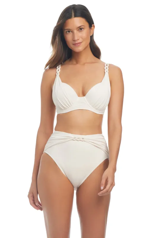 Ring Master 25 Ring Draped Underwire Bra sold by Bleu Rod Beattie