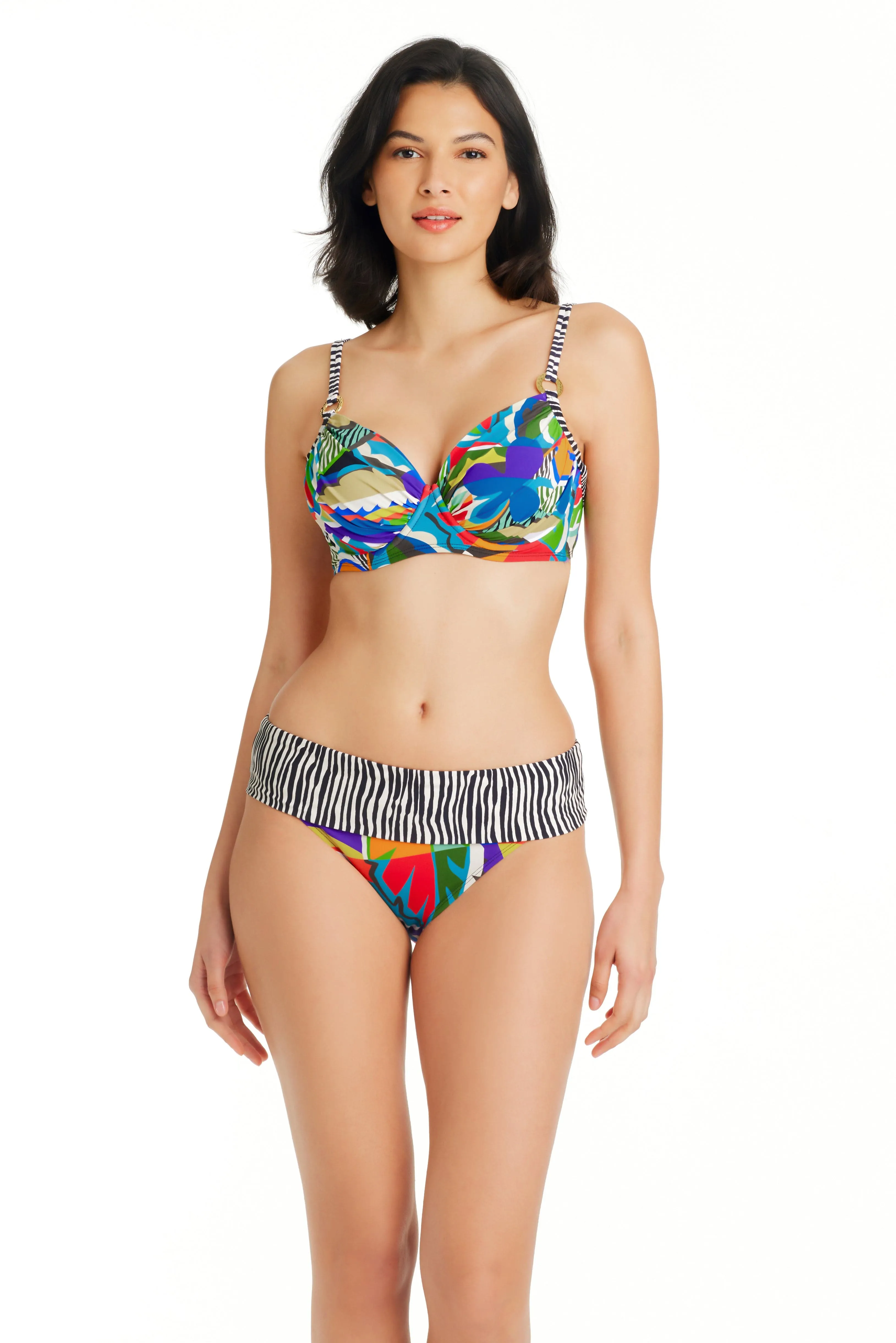 The Mix Over The Shoulder Underwire D Cup Bikini Top sold by Bleu Rod Beattie product image thumbnail 3
