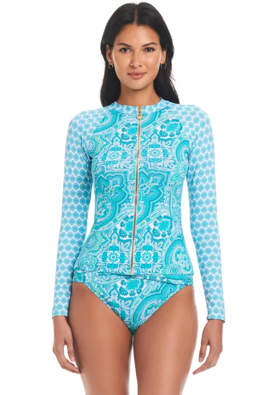 Coastal Cool Rashguard made by Bleu Rod Beattie