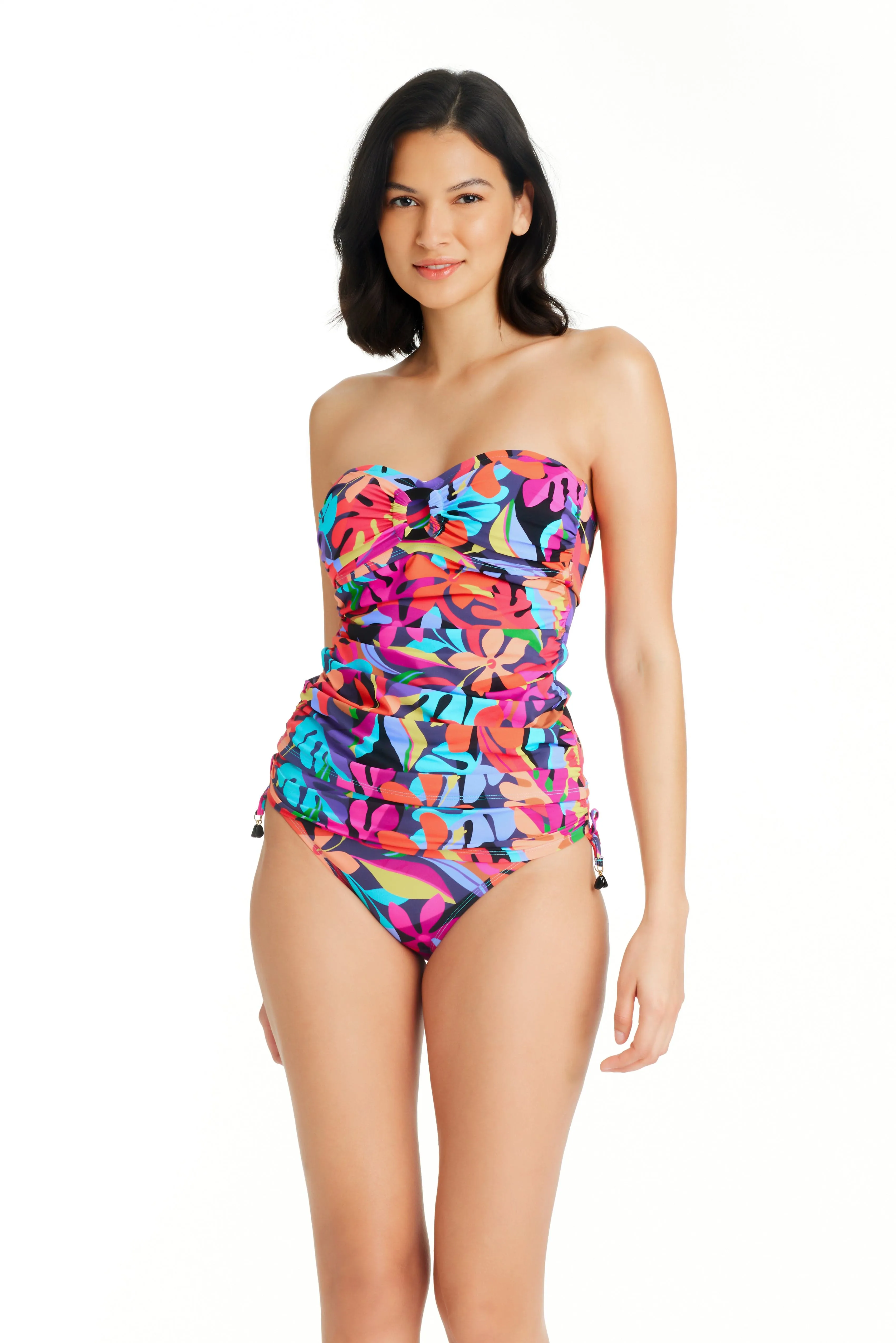 Bold Rush Shirred Side Sarong Hipster Bikini Bottom sold by Bleu Rod Beattie product image thumbnail 5