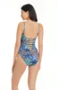 By The Sea One Piece Low Neck Lace Down Swimsuit - Size 14 sold by Bleu Rod Beattie