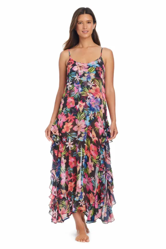 Sweet Escape Ruffle Dress Coverup sold by Bleu Rod Beattie