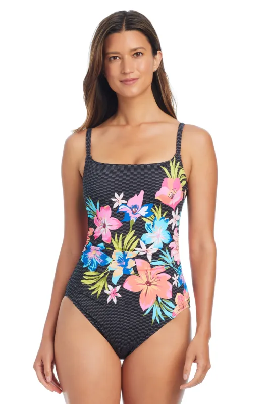 Sweet Escape Scoop Neck One Piece Swimsuit sold by Bleu Rod Beattie