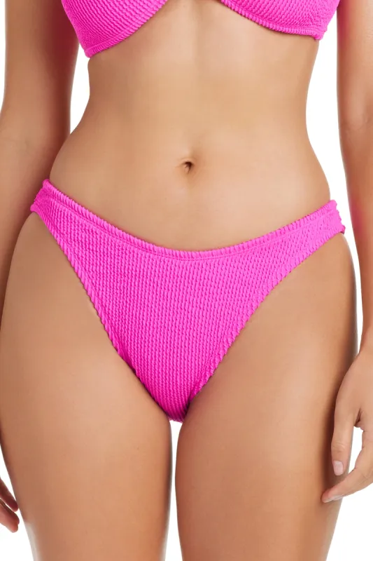 Pucker Up Hi-Leg 90'S Bikini Bottom sold by Bleu Rod Beattie