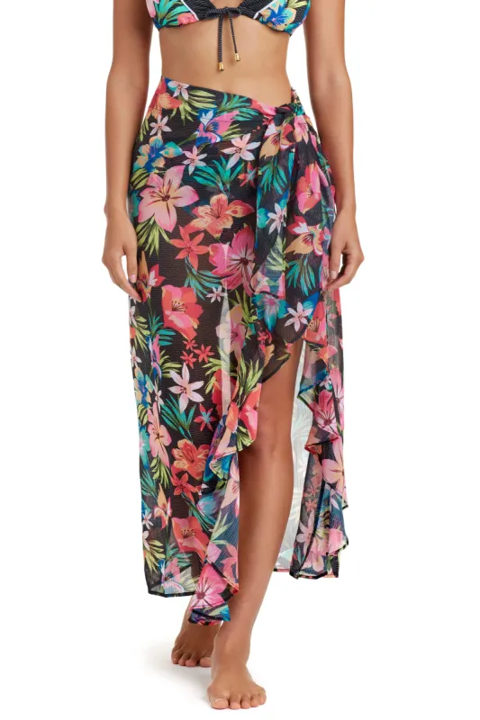 LONG RUFFLE SARONG sold by Bleu Rod Beattie