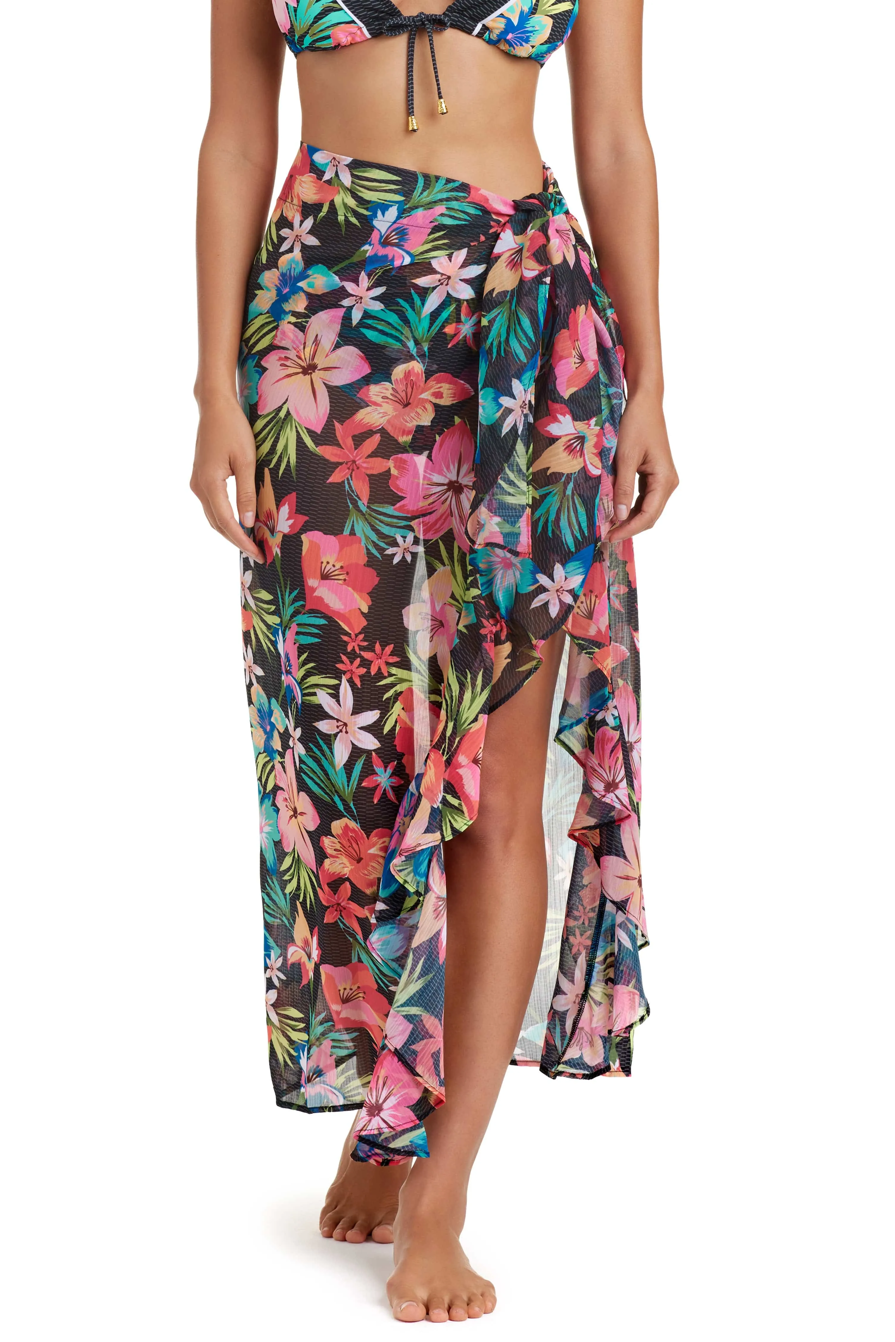 LONG RUFFLE SARONG sold by Bleu Rod Beattie