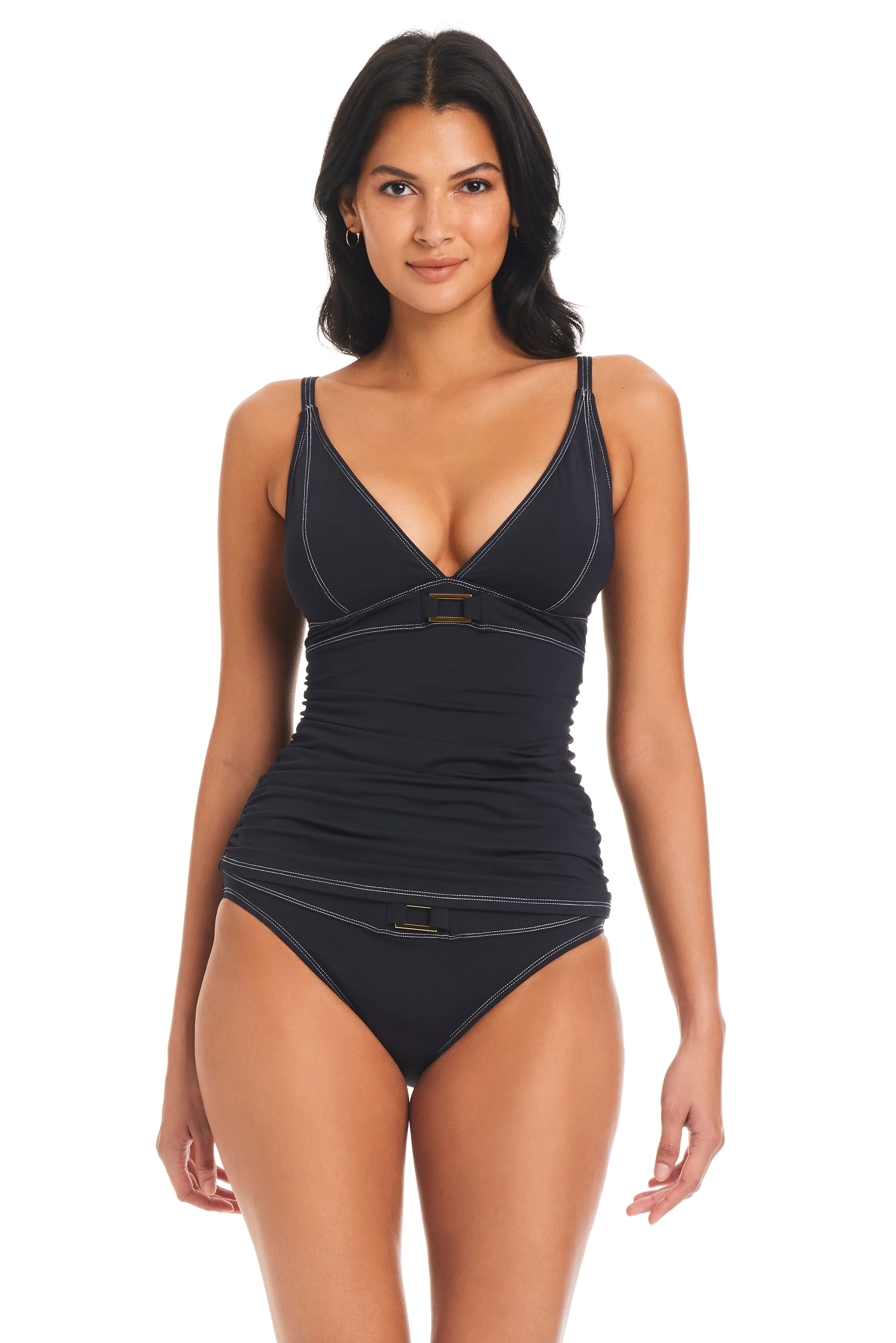 A Fine Line Over The Shoulder Tankini Swimsuit Top sold by Bleu Rod Beattie product image thumbnail 3