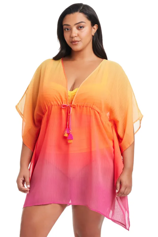 NEW! Plus Size Beat The Heat Caftan Cover Up sold by Bleu Rod Beattie