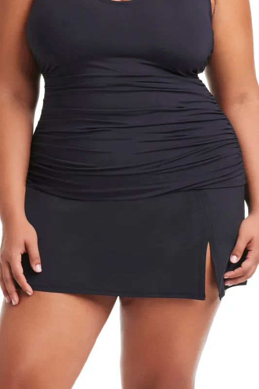 NEW! Plus Size Kore High Waisted Skirted Bikini Bottom sold by Bleu Rod Beattie