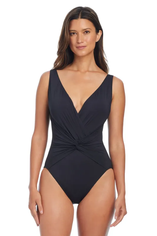 Kore Surplice One Piece Swimsuit sold by Bleu Rod Beattie