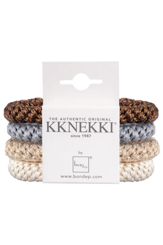 KKNEKKI 4PC Hair Tie Bundle made by Bleu Rod Beattie