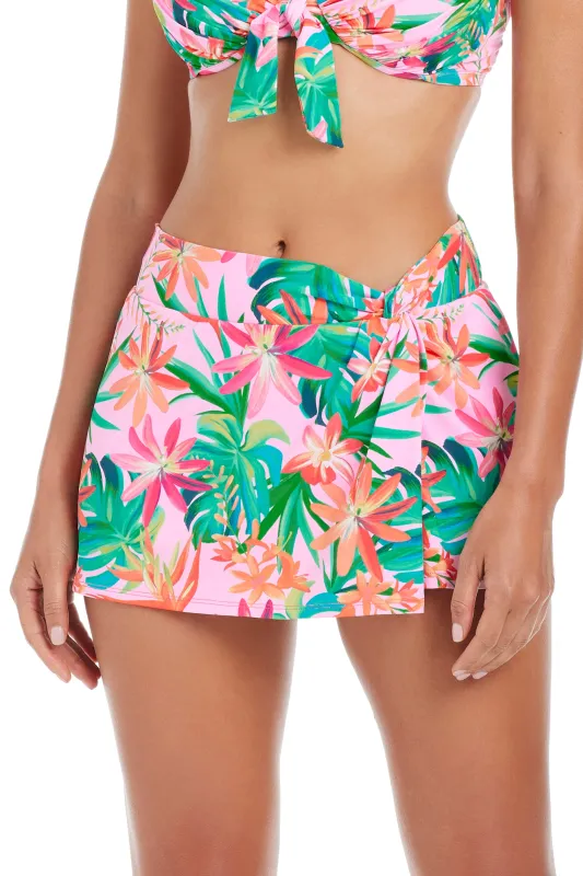 Everything Under The Sun Draped Skirted Hipster Bottom sold by Bleu Rod Beattie
