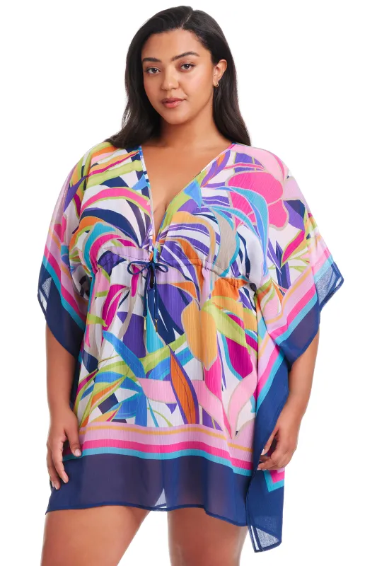 Plus Size Living Color Caftan Cover Up sold by Bleu Rod Beattie