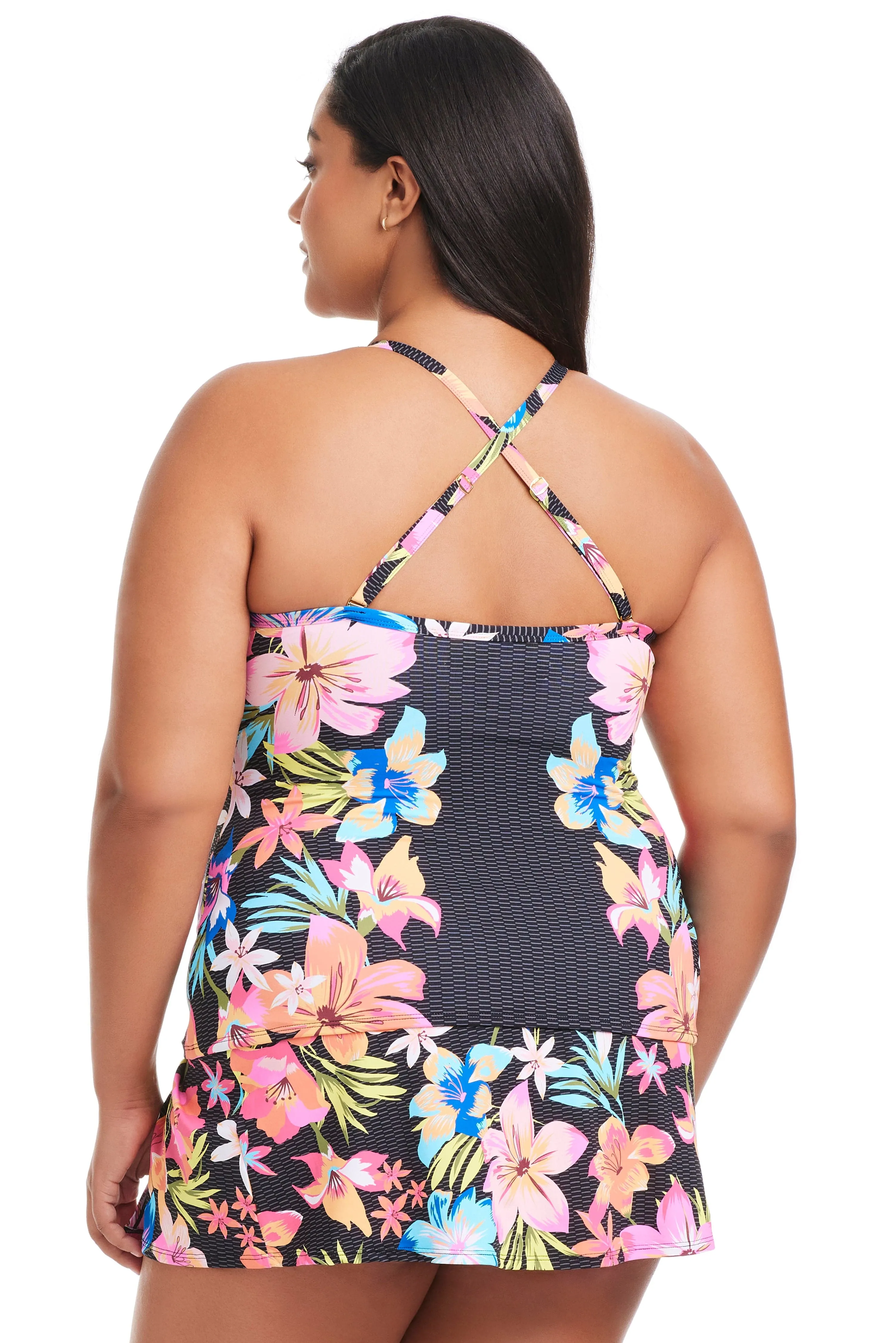 Plus Size Sweet Escape Hi-Neck Tankini Top sold by Bleu Rod Beattie product image thumbnail 3