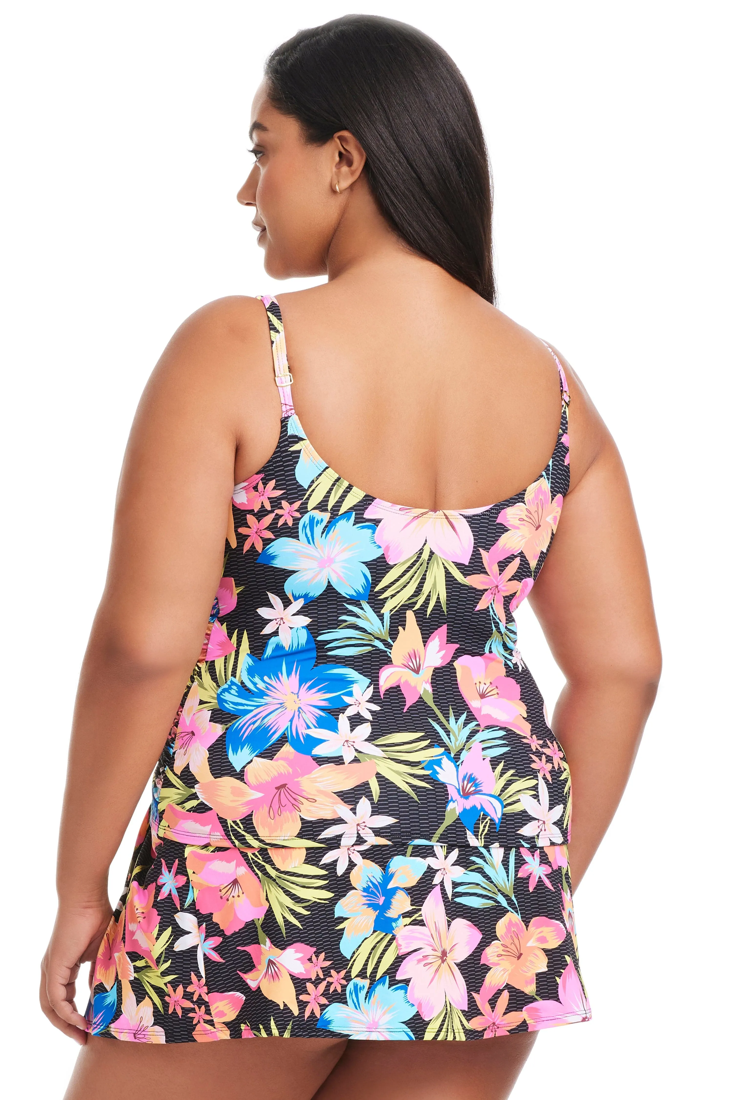 Plus Size Sweet Escape Scoop Neck Tankini Top sold by Bleu Rod Beattie product image thumbnail 3