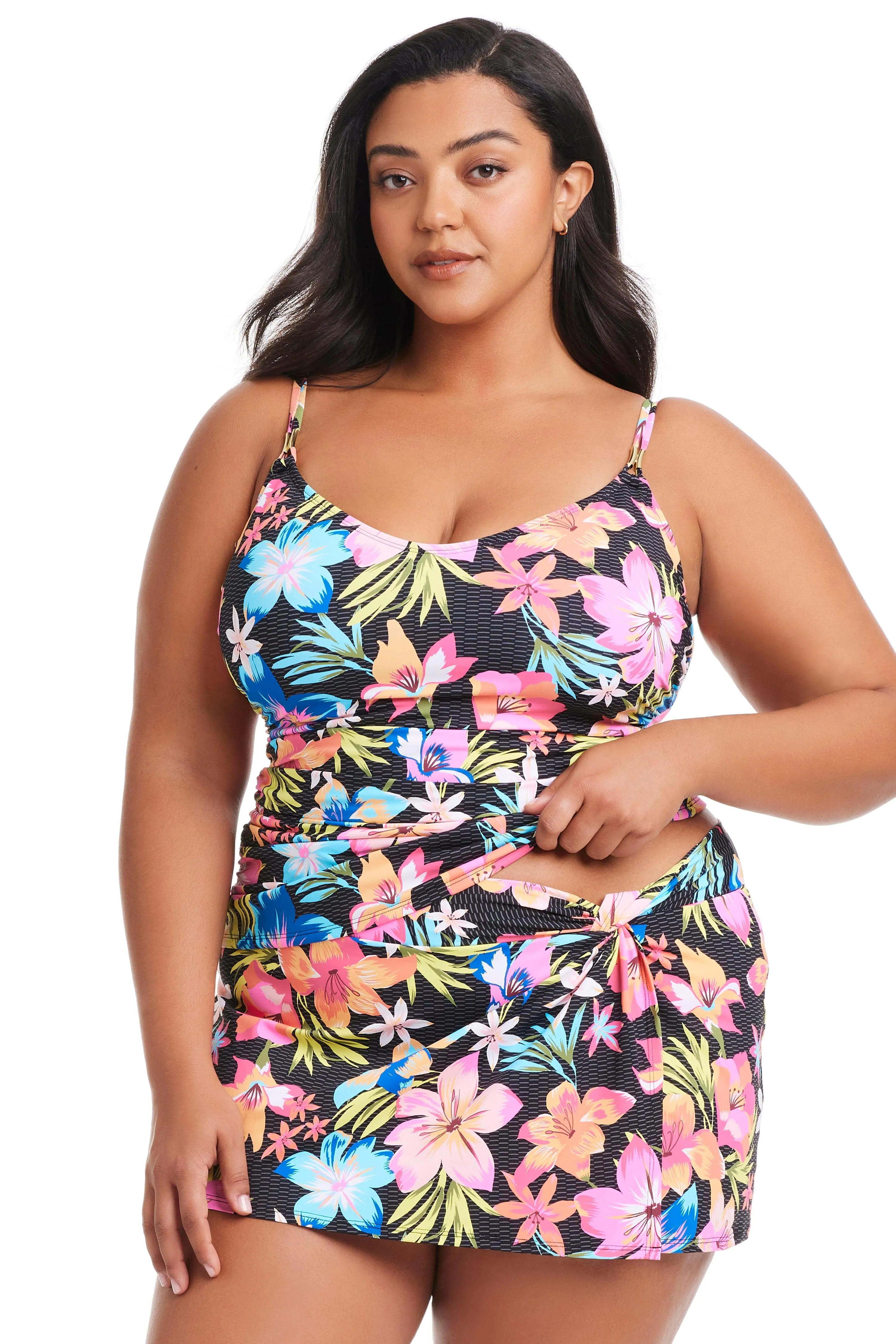 Plus Size Sweet Escape Scoop Neck Tankini Top sold by Bleu Rod Beattie product image thumbnail 2