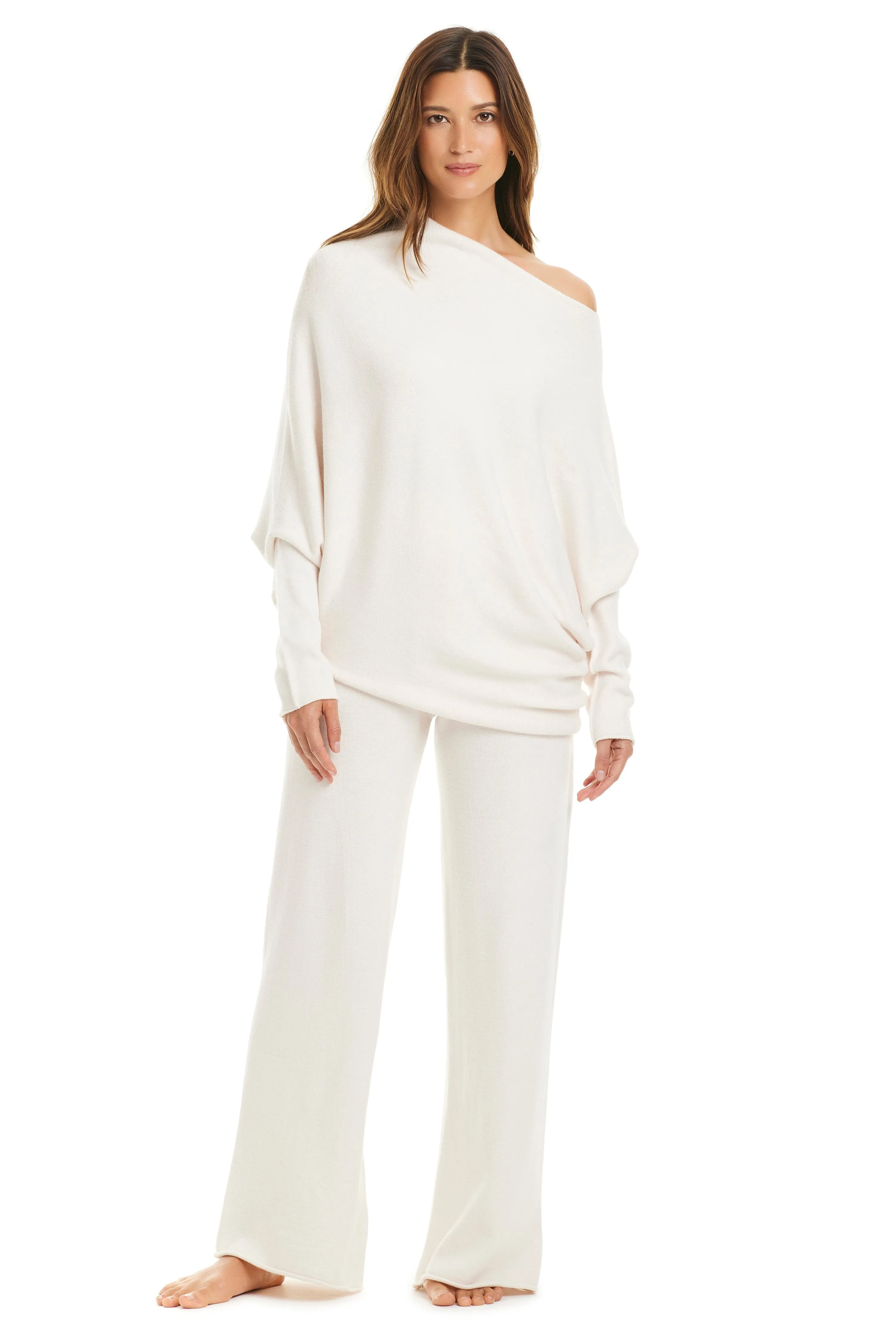 Milano Asymmetrical Long Sleeve Sweater Cover Up sold by Bleu Rod Beattie product image thumbnail 3