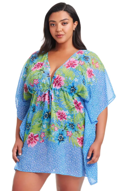 Plus Size Let's Get Away Caftan Coverup sold by Bleu Rod Beattie