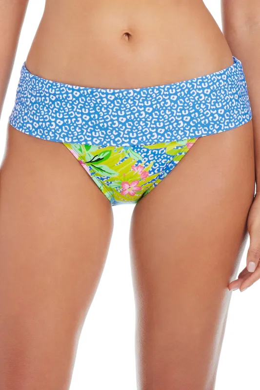 Let's Get Away Fold Over Bikini Bottom sold by Bleu Rod Beattie