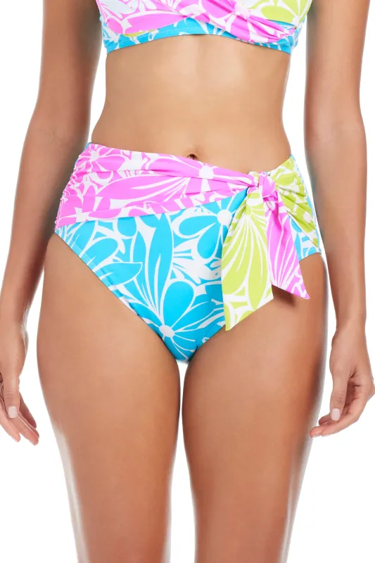 Sock It To Me High Waisted Tie Bikini Bottom sold by Bleu Rod Beattie