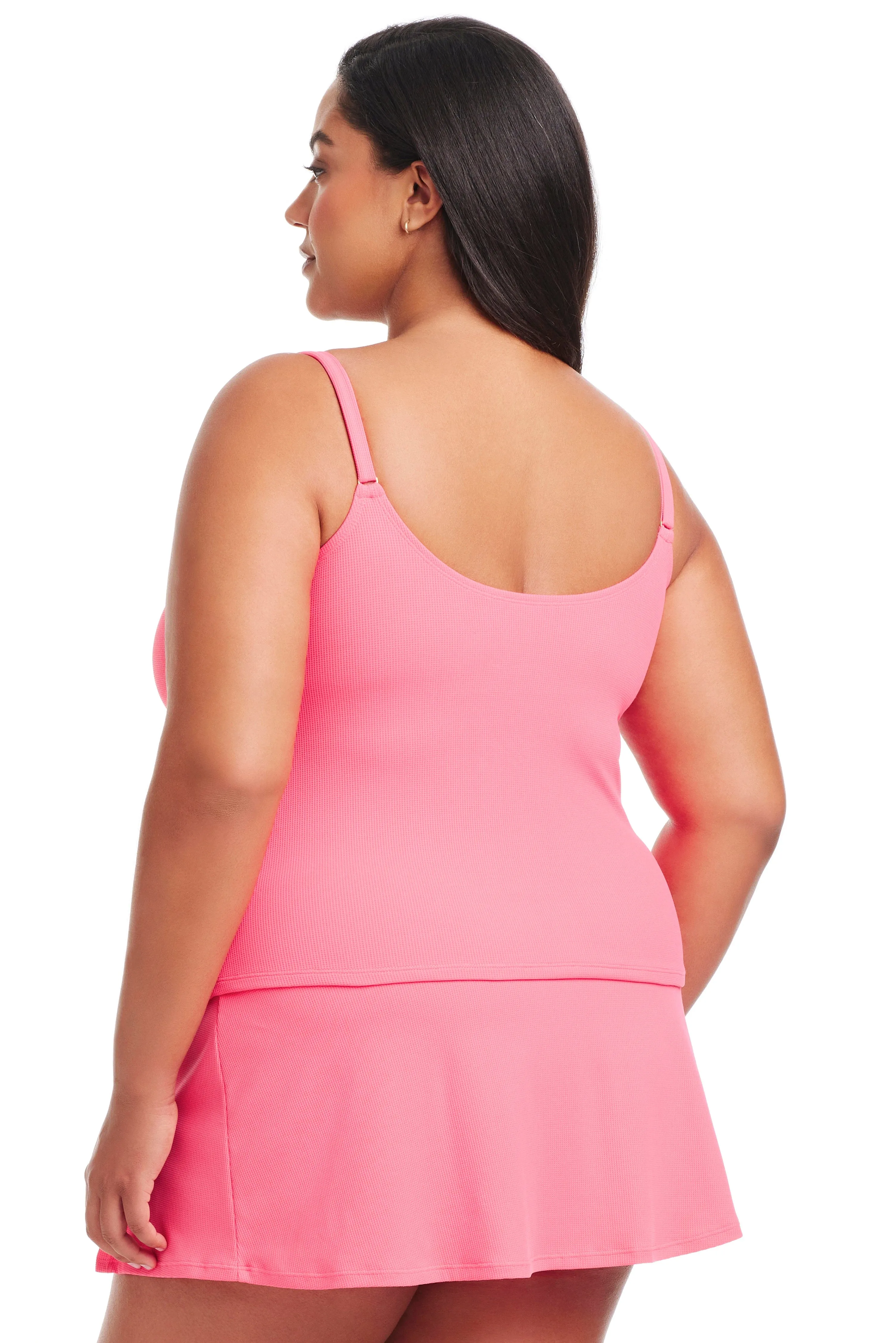 Plus Size Pique Ole V-Neck Tankini Top sold by Bleu Rod Beattie product image thumbnail 2