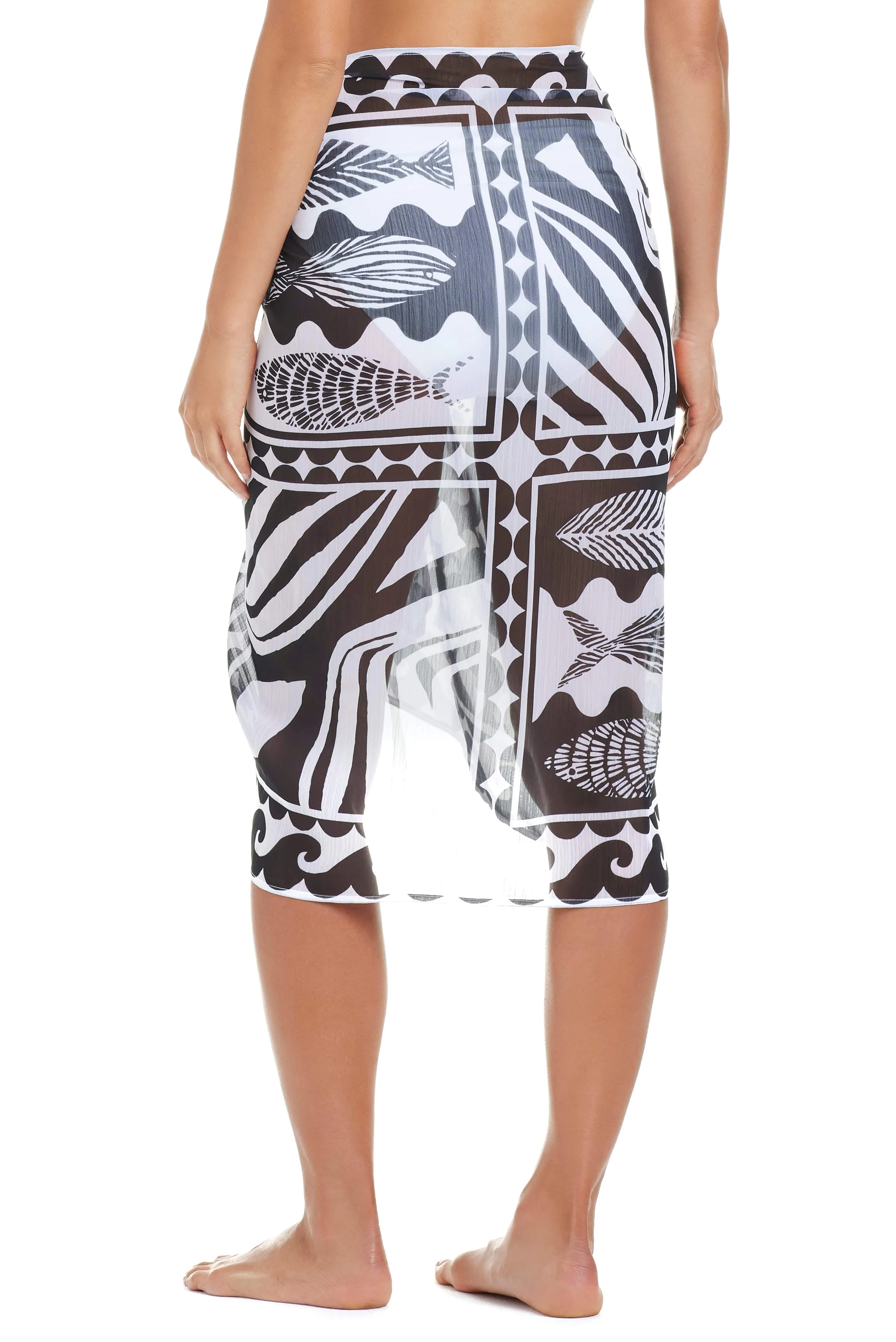 Catch Of The Day Chiffon Pareo Cover Up sold by Bleu Rod Beattie product image thumbnail 4