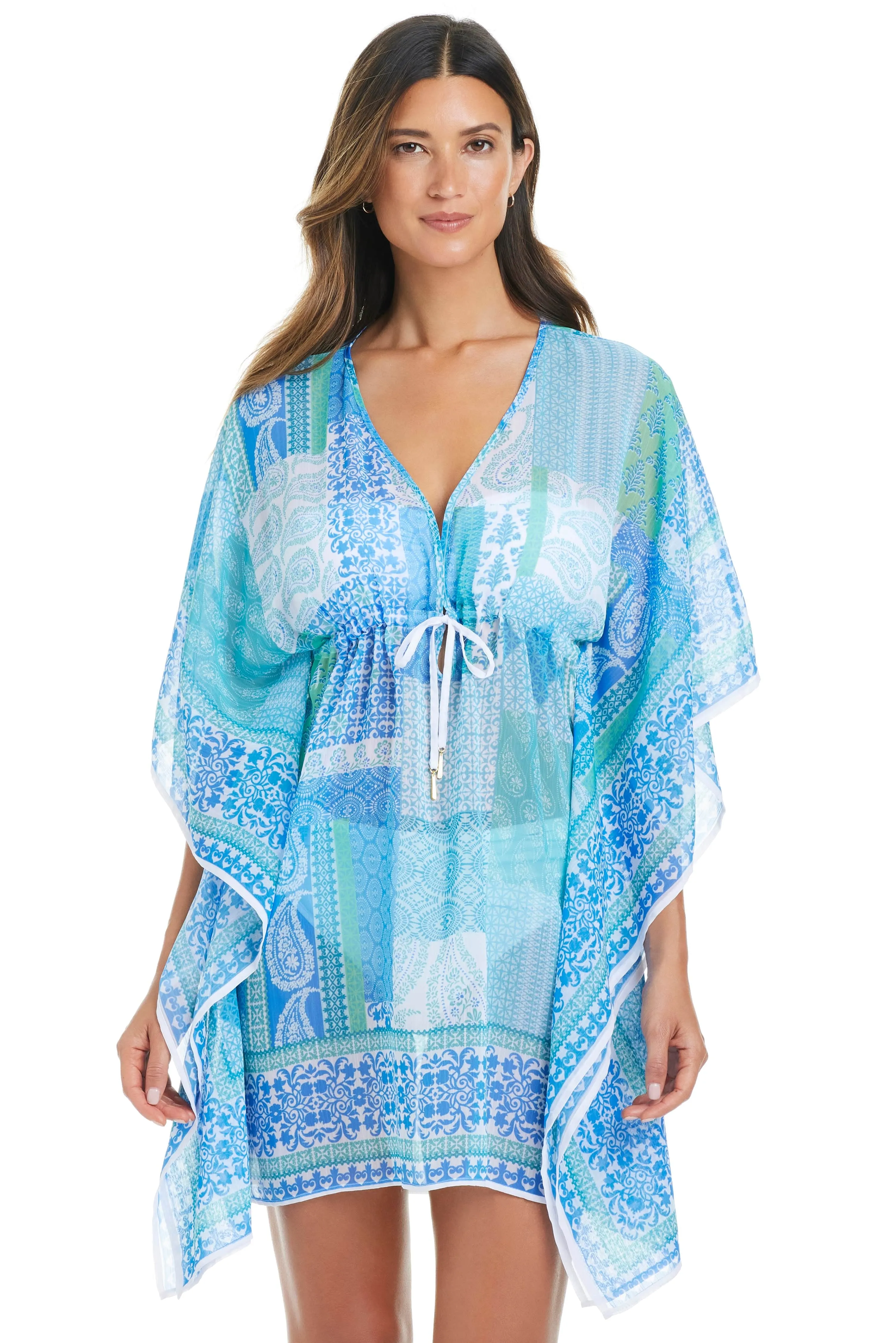 Crazy Love Caftan Cover Up sold by Bleu Rod Beattie