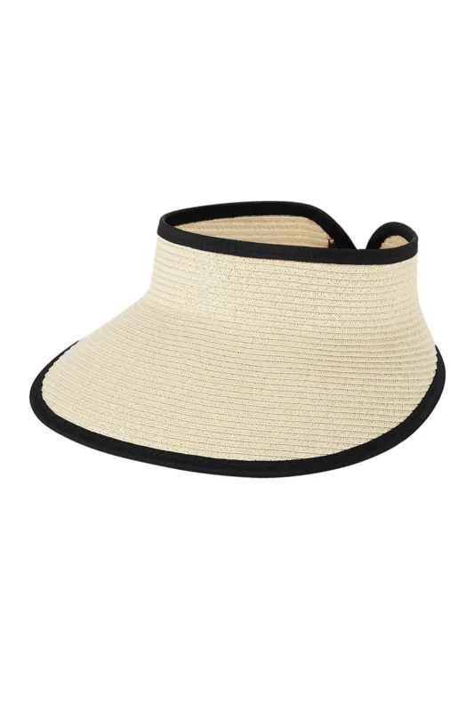Classic Straw Visor sold by Bleu Rod Beattie