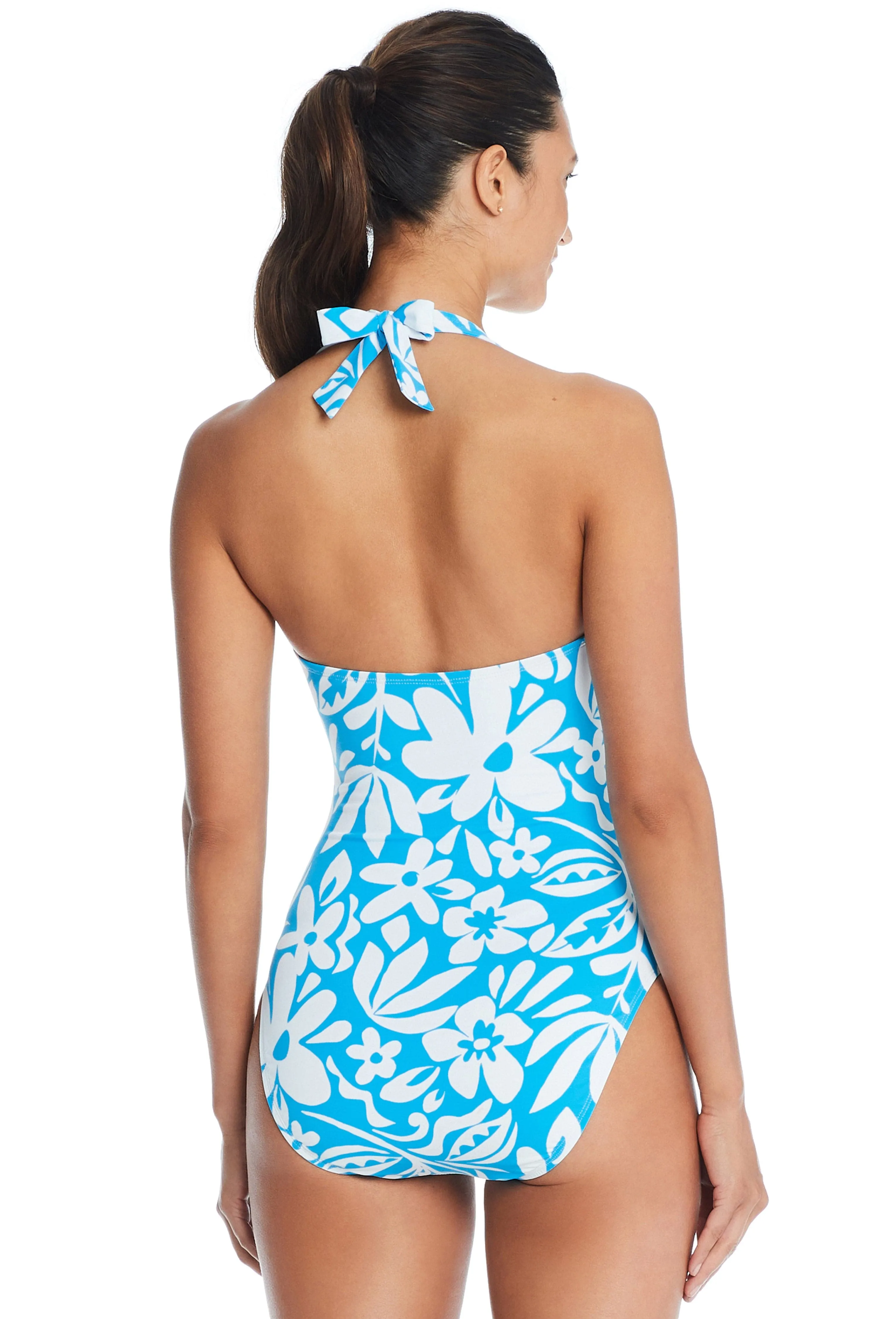 Sun Day, Fun Day Halter One-Piece Swimsuit sold by Bleu Rod Beattie product image thumbnail 2
