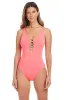 The New Let's Get Knotty Lace Down One-Piece Swimsuit sold by Bleu Rod Beattie