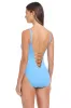 The New Let's Get Knotty Lace Down One-Piece Swimsuit sold by Bleu Rod Beattie