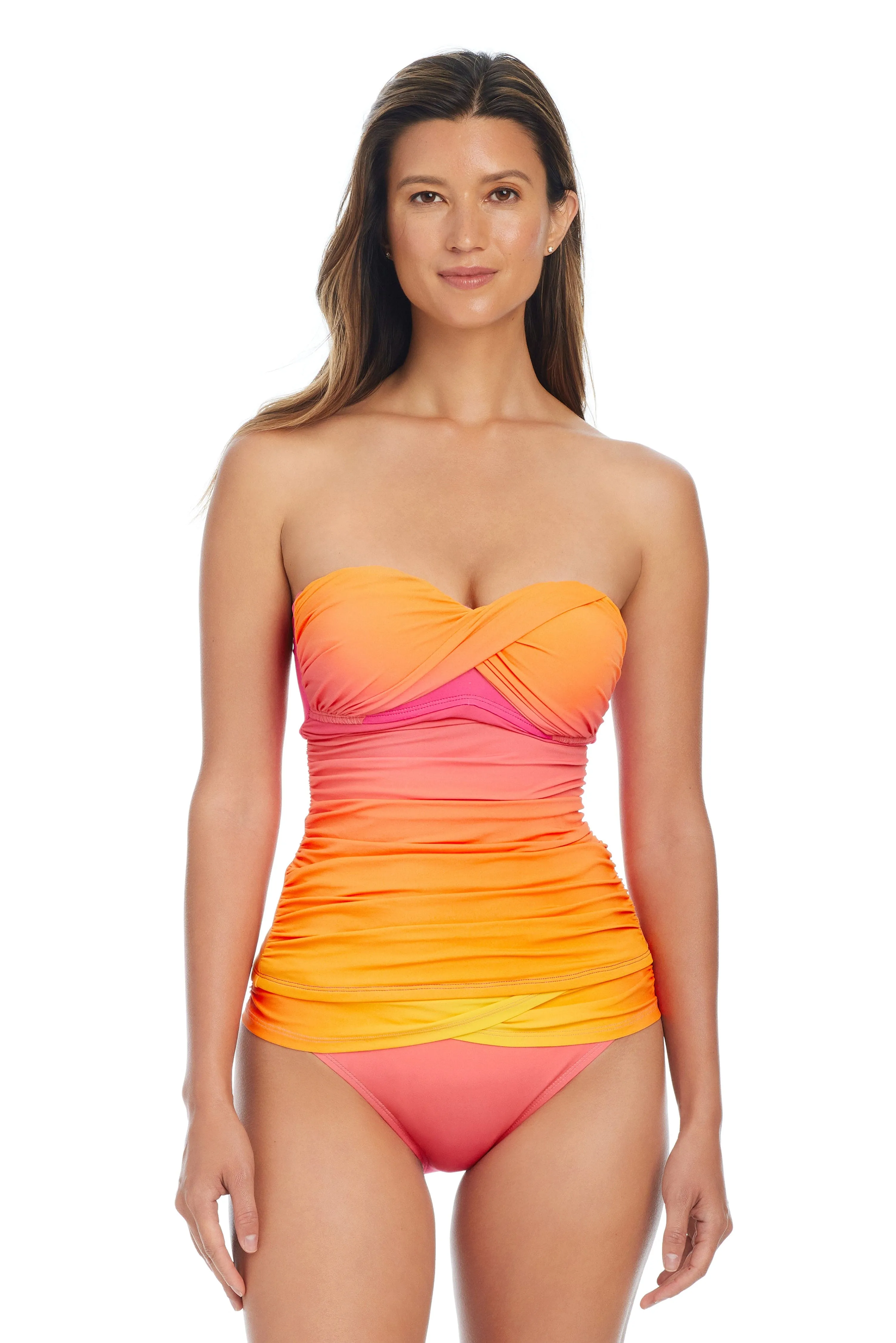 Women's Beat The Heat Bandeau Tankini Swimsuit Top sold by Bleu Rod Beattie product image thumbnail 2