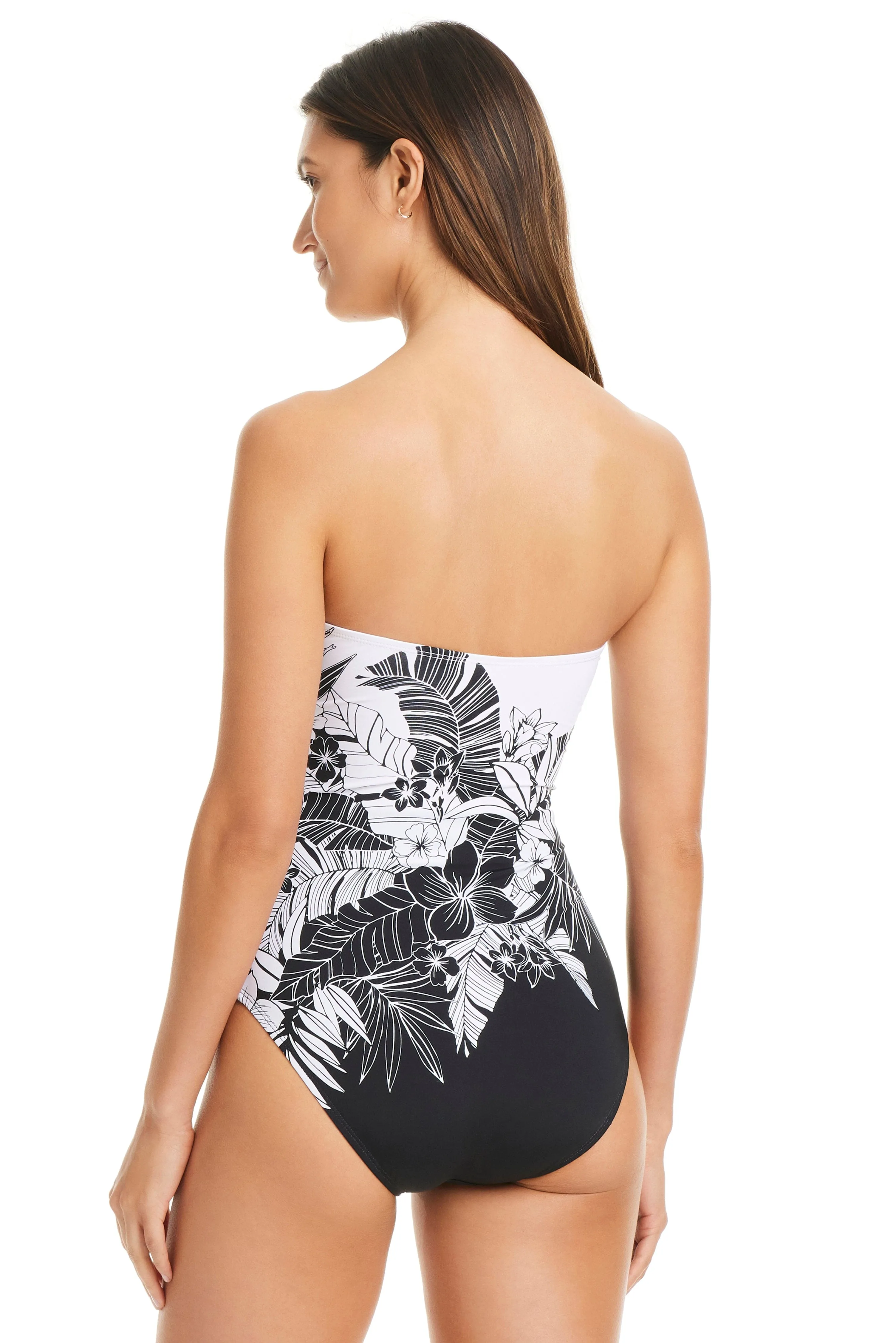 Double Duty Shirred Bandeau Premium One Piece Swimsuit sold by Bleu Rod Beattie product image thumbnail 2