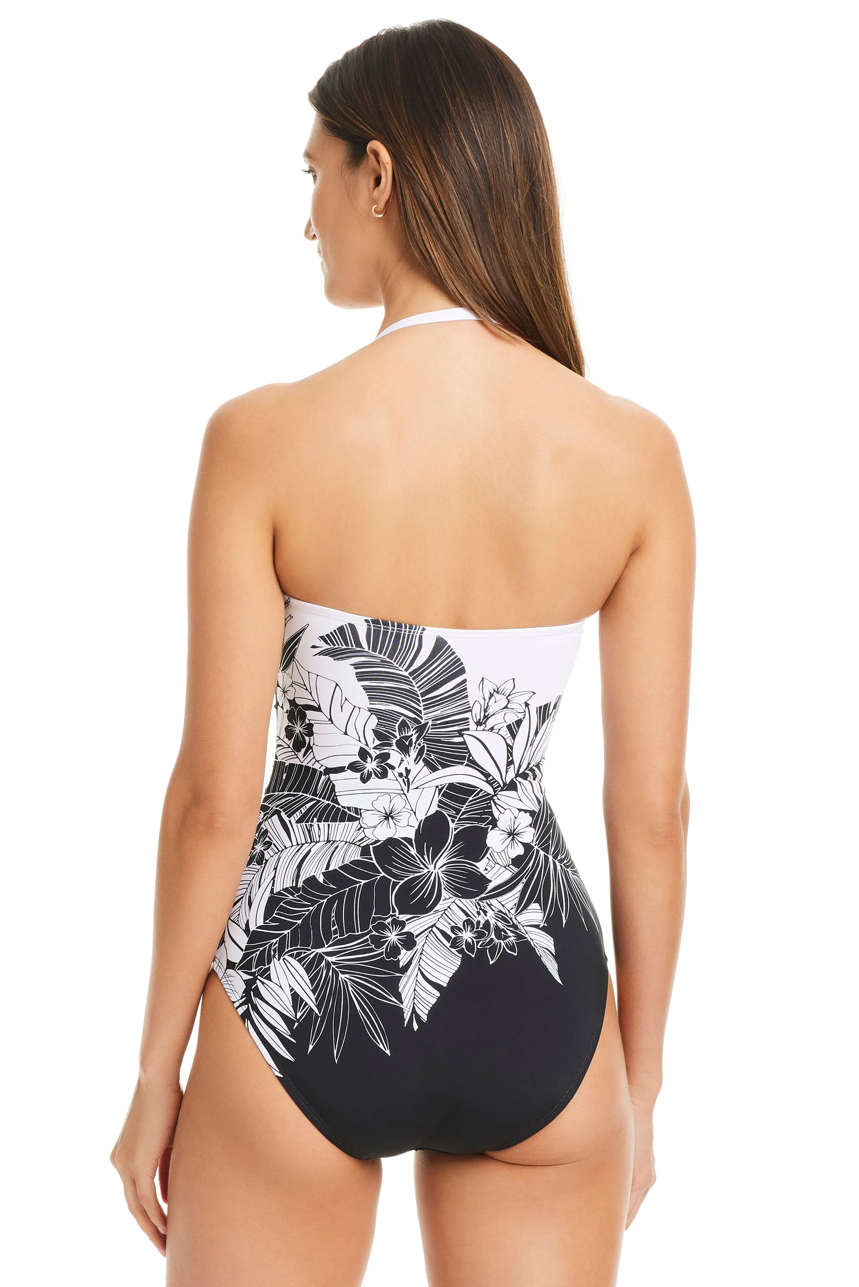 Double Duty Shirred Bandeau Premium One Piece Swimsuit sold by Bleu Rod Beattie product image thumbnail 4